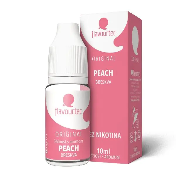 Flavourtec Peach 10ml 0mg Tečnost za elektronske cigarete prodaje E JOY Podgorica Crna Gora