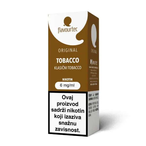 Flavourtec Tobacco 10ml 6mg Tečnost za elektronske cigarete prodaje E JOY Podgorica Crna Gora