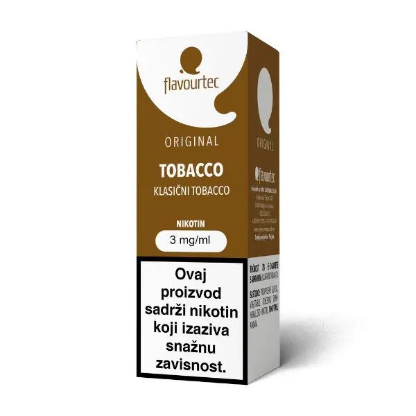 Flavourtec Tobacco 10ml 3mg Tečnost za elektronske cigarete prodaje E JOY Podgorica Crna Gora
