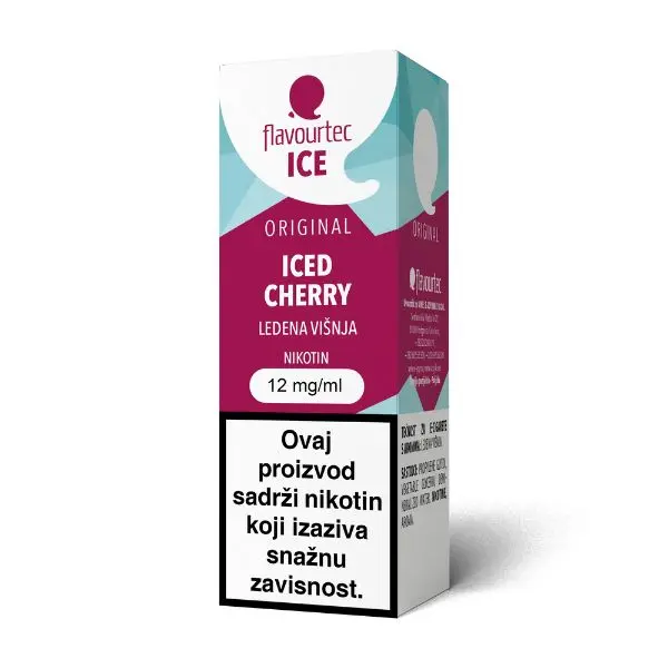 Flavourtec Iced Cherry 10ml 12mg Tečnost za elektronske cigarete prodaje E JOY Podgorica Crna Gora