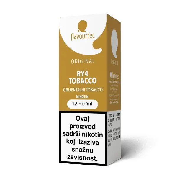 Flavourtec RY4 Tobacco 10ml 12mg Tečnost za elektronske cigarete prodaje E JOY Podgorica Crna Gora