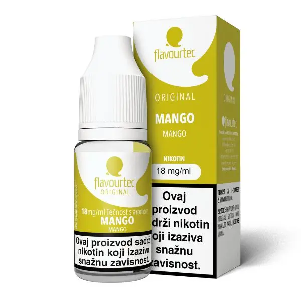 Flavourtec Mango 10ml 18mg Tečnost za elektronske cigarete prodaje E JOY Podgorica Crna Gora