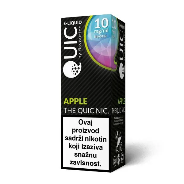 Flavourtec Quic Nic Apple 10ml 10 mg prodaje E JOY Podgorica Crna Gora