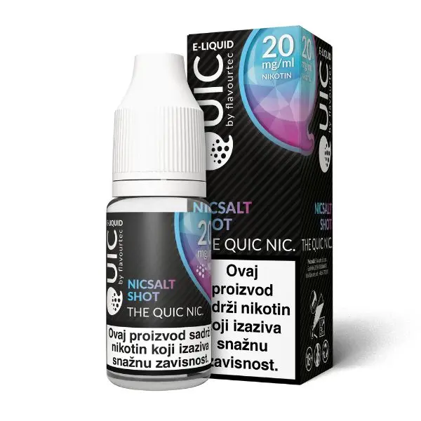 Flavourtec Quic Nic Nicsalt Shot10ml 20 mg prodaje E JOY Podgorica Crna Gora