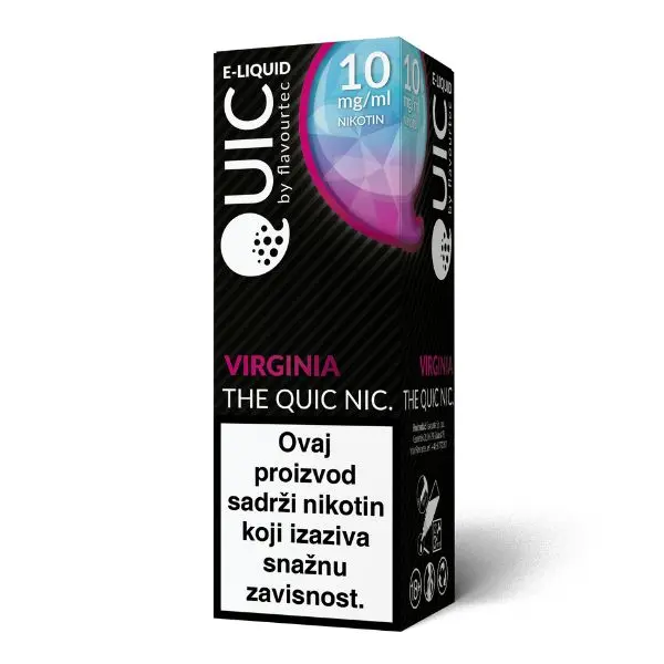 Flavourtec Quic Nic Virginia Tobacco 10ml 10 mg prodaje E JOY Podgorica Crna Gora