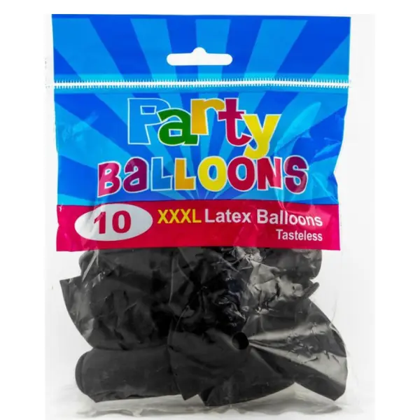 Baloni crni XXXL latex za zabavu