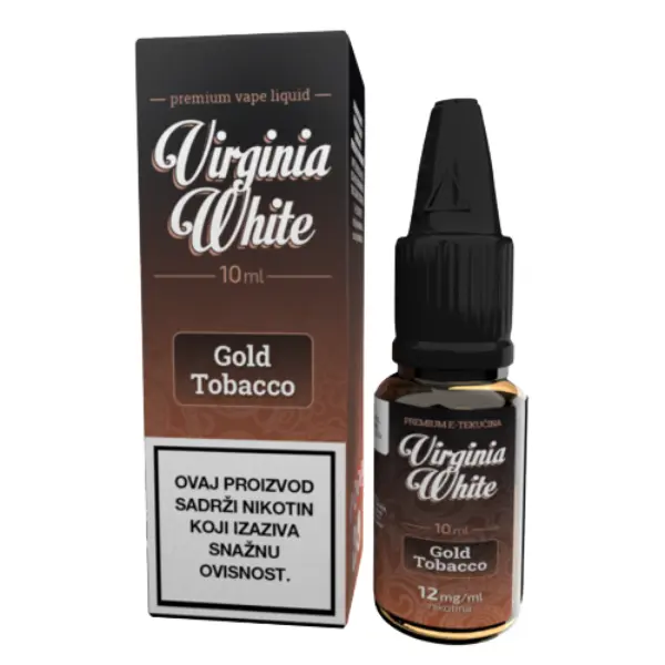 Virginia White Gold Tobacco 10ml/12mg Crna Gora